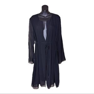 Eileen Fisher 100% Tie Waist Jacket